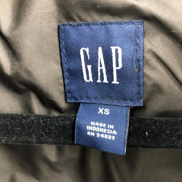 Gap Womens Brown Zipper High Neck Vest Jacket XS - Picture 7 of 8